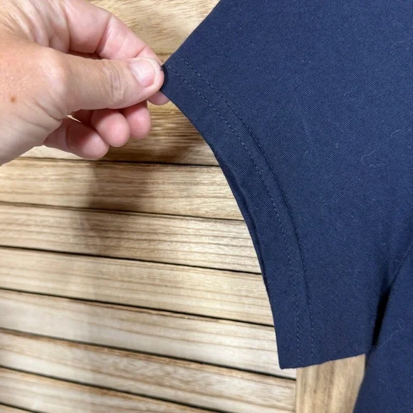 Papaya Women's Navy Graphic Tee with Turtle Design Size XXL - Picture 4 of 7